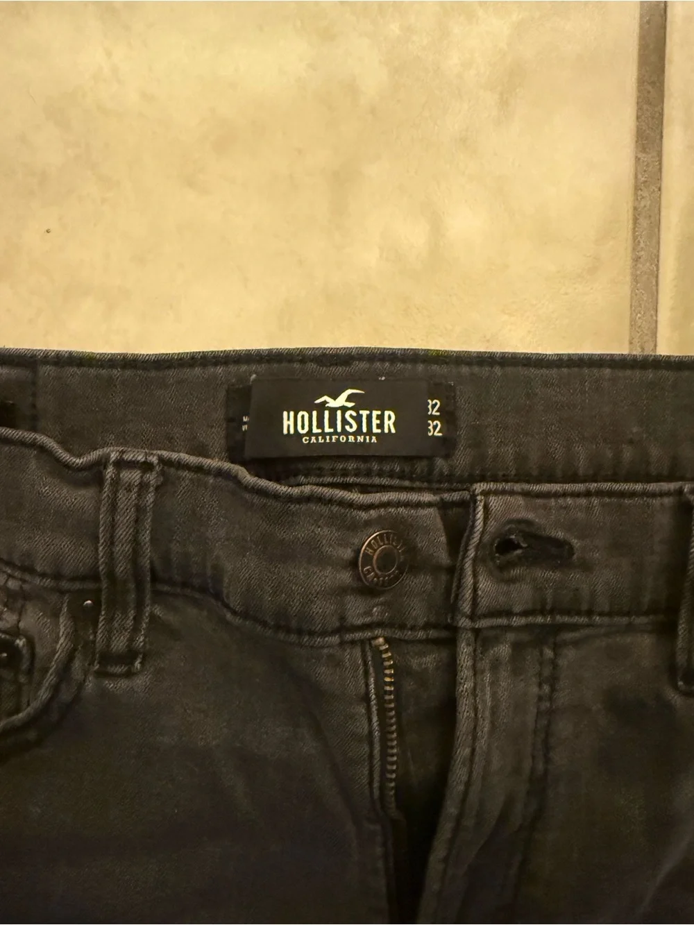Hollister Black Denim Jeans - Waist 32